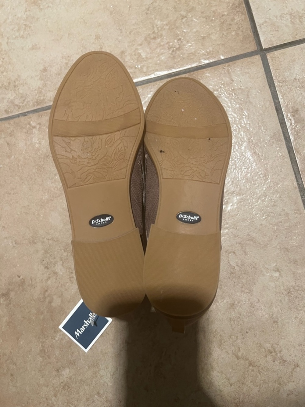 Taupe Suede Slip-On Loafers - Picture 4 of 12